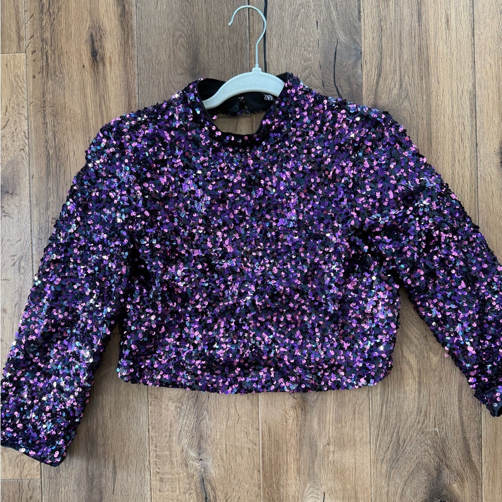 Sequin ZARA Top XS